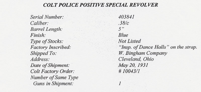colt police positive 38 special serial number colt police positive 38 special serial number